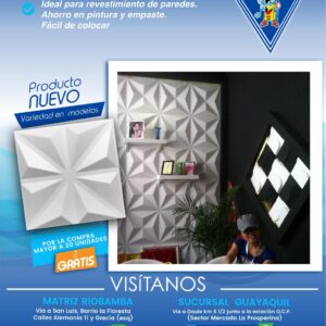 Paneles PVC 3D