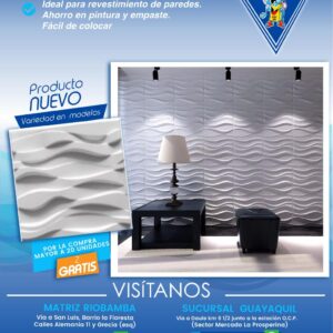 Paneles PVC 3D