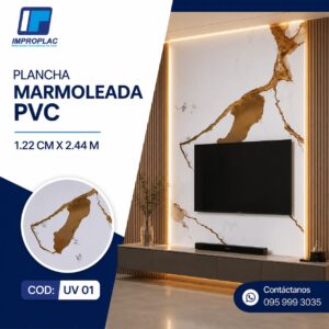 Plancha Marmoleda UV